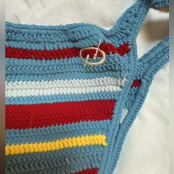 BLUEMAN Brazilian Style (small coverage) Crochet Bikini Size XS to Small - Picture 5 of 7